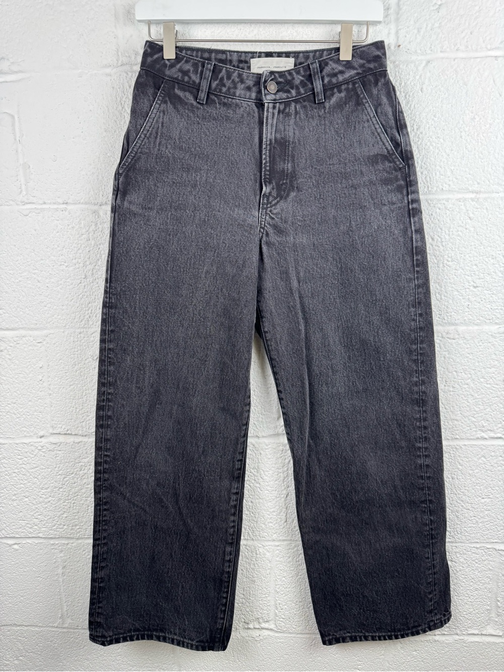 Jeanerica BW018 Black Raw Organic Cotton Barrel Leg Jeans – Size 24/32